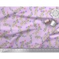 thumbnail image 2 of Soimoi Poly Georgette Fabric Dot,Leaves & Floral Print Sewing Fabric Yard 52 Inch Wide, 2 of 3