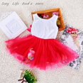 thumbnail image 2 of Été Enfants Bébés Filles Enfants Robe Tutu Princesse Dentelle Nœud Fleur Robe Sans Manches Robe de Fête Mini Robe Filles Vestidos Vert 4T, 2 of 6