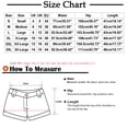 thumbnail image 2 of AherBiu Short Jeans for Women High Waisted Patchwork Summer Classic Slim Denim Shorts with Pockets, 2 of 3