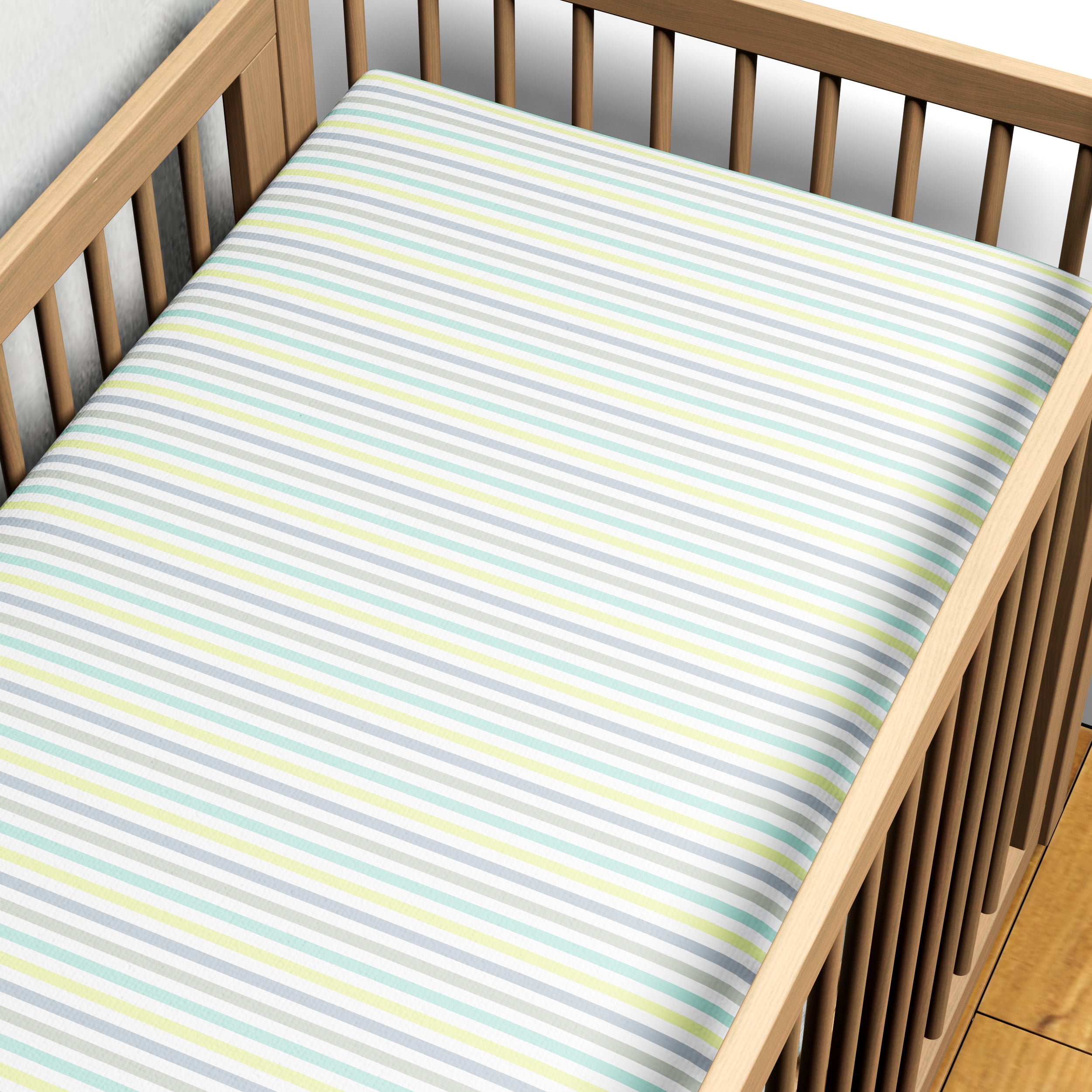 Draps pour lit de bébé en coton biologique George Baby (2 pièces)