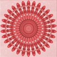 thumbnail image 1 of Ahgly Tapis d'Intérieur Lavable en Machine Carré Transitionnel Rose Pastel, 8 Pieds Carré, 1 of 7