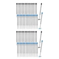 thumbnail image 1 of bedienty 30x Replaceable Ballpoint Pen Refills For Extended Lifespan Impact-resistant Metal Ball Points 2Set, 1 of 6