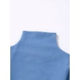 thumbnail image 4 of Yeahdor Chandails Thermiques à Manches Longues pour Garçon Fille, Doublés en Molleton, Couche de Base de Compression, T-Shirts à Col Rond, T-Shirts Doux, Bleu Pâle 100, 4 of 7