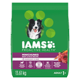 thumbnail image 1 of Iams Proactive Health Minichunks Beef & Rice Recipe Adult Dry Dog Food 13.61kg, 1 of 17