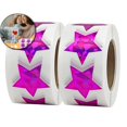 thumbnail image 1 of Dvruxg 100 Pcs Star Stickers, 1 inch Self Adhesive Metallic Glitter Foil Stickers Star Sticker Reward Behavior Chart Labels, 1 of 5