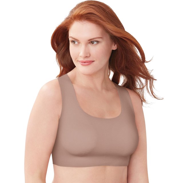 Bali Soutien-Gorge Sans Armatures Confort Révolution EasyLite Sans Coutures, L, Blush du Soir