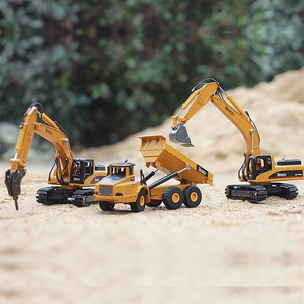 Véhicule de chantier son et lumière pour enfants dès 3 ans