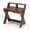 Walnut, variant on Gymax Computer Desk Study Writing Table Small Space w/ Drawer & Monitor Stand Black