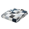 thumbnail image 4 of Mainstays Plush Throw Blanket Check Print, 4 of 7