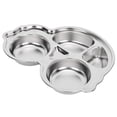 thumbnail image 1 of Food Tray, Increased Edge And Intimate Devided Design Cartoon Shape Kids Food Plate, Kitchen For Kids School Home, 1 of 8