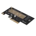 thumbnail image 3 of SK4 PCIE 3.0 x 4 NVMe Adapter Card for NVMe m.2 SSD PCIE x 4 x 8 x 16 Slots, 3 of 13