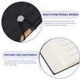 thumbnail image 3 of HONMEET Memo Writing Notebook Steno Pads Black Paper Marking Pages for Professionals 1 Set Back to School, 3 of 7