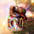 thumbnail image 3 of YAOMOBB Christmas Tree Decoration Creative Cowboy Themed Hat Xmas Tree Pendant Wild West Car Rear View Mirror Hanging, 3 of 6