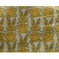 thumbnail image 4 of oneOone Georgette Viscose Fabric Rabbit Block Printed Fabric 1 Yard 42 Inch Wide, 4 of 4