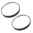 thumbnail image 1 of HILABEE Wall Bracket Magnifying Mirror, 2 Pieces Cosmetic Mirror 10x - Black, 9cm, 1 of 9
