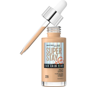Maybelline New York Super Stay up To 24H Skin Tint Foundation, Skin-like coverage, with Vitamin C*,, 220 ,30 ml