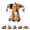 B, variant on Cat Toys Clearance，Push Pull Baby Toys，Dinosaur Assembly and Deformation Five In One Children's Fire Engineering Vehicle Excavator Bulldozer Boy's Puzzle Toy