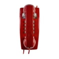thumbnail image 1 of TISHITA Téléphone Fixe vintage avec Sonnerie Mécanique Téléphone Mural Téléphone Mural pour Rouge, 1 of 8