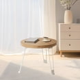 thumbnail image 3 of RKSTN Petites Tables Rondes en Bois Petite Table Pliante Table d'Appoint pour Sofa Petite Table Ronde Mobile Petite Table à Manger pour la Maison Extérieur pour la Maison, 3 of 5
