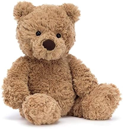 Tian Qi Bumbly Bear Stuffed Animal, Small 11 inches | Teddy Bear Plush Toy | Classic Children's Gift Small - 12" Small - 12" Small - 12"