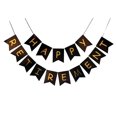 thumbnail image 1 of 1 Set Retirement Paper Photo Banners Glitter Letter Printing Flag Set Photo Bunting Party Layout for Retirement Party (HAPPY RETIREMENT Pattern), 1 of 5