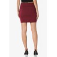 thumbnail image 3 of Jupe Tube Double Couche Taille Haute en Coton Extensible Basique pour Femmes, 3 of 7