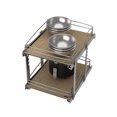 thumbnail image 1 of Rev-A-Shelf 2 Tier Bottom Pull Out Base Cabinet Organizer, 54BK-18SC-2-1, 1 of 12