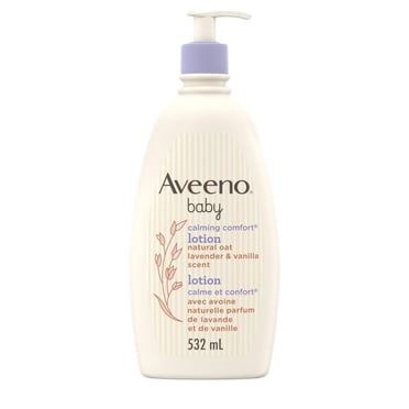 Aveeno Baby Calming Comfort Baby Lotion - Colloidal Oatmeal, Glycerin, Dimethicone - Lavender & Vanilla