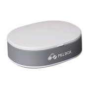 Pill Organizer Weekly Pill Box 6 Compartment Portable Medication Dispenser Travel Pill Case Mini Storage Container for Vitamins Supplements Pills