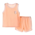 thumbnail image 1 of Hiiyo Boys Outfit Sets Quick Drying Summer Tracksuit Solid Vest Top Shorts Set, 1 of 3