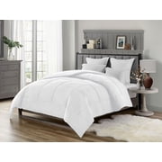 Swift Home Heavy-Filled Down Alternative Comforter, Ultra Soft All Season Hypoallergenic Bedding, King, White