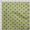thumbnail image 3 of oneOone Georgette Viscose Fabric Argyle Ikat Fabric Prints By Yard 42 Inch Wide, 3 of 4