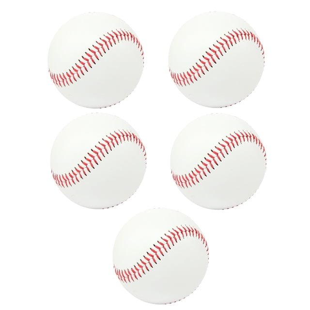 MERRYHAPY 5 Pcs Frapper Baseball Entraînement Blanc pour Style de Baseball Officiel Compétition