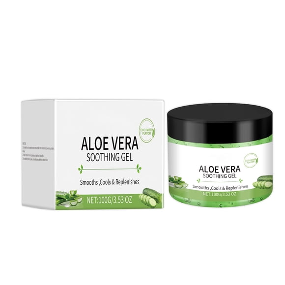 YABCSAZ Personal Care & Beauty Deals! Aloe Cucumber Soothing Gel Moisturising And Body Care Hydrating And Nourishing Aloe Gel 100g on Clearance,Gifts for Women