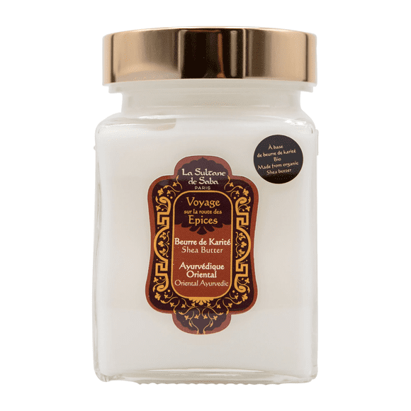 Beurre de Karité – Traitement Ayurvédique Ambre Vanille Patchouli – Voyage sur la Route des Épices