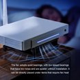 thumbnail image 1 of kurtrusly Office USB Powered Cooling Fan Living Room Bedroom TV Box Computer Router Strong Wind External Fan Accessories 12cm Type 1, 1 of 9