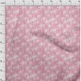thumbnail image 4 of oneOone Cotton Cambric Light Pink Fabric Tropical Tree Fabric For Sewing Printed Craft Fabric By The Yard 56 Inch Wide, 4 of 4