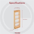 thumbnail image 4 of Rev-A-Shelf Pull Out Wall Filler Between Cabinet Shelf Storage 3"x30", 432-WF-3C, 4 of 6