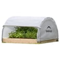 thumbnail image 4 of ShelterLogic Grow IT 4 x 4 x 2 ft Translucent Backyard Raised Bed Round Greenhouse, 4 of 6
