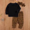thumbnail image 2 of Baby Boys 2PCS Pants Sets Long Sleeve Round Neck Sweatshirt Tops Solid Color Pants Sets, 2 of 5