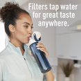 thumbnail image 4 of Brita Premium Filtering Water Bottle with Filter BPA-Free, Sapphire, 768 mL with BONUS 2 Pack filters, 4 of 5