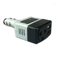 thumbnail image 1 of Car Power Converter Inverter For 220V Adapter Charger Car Cigarette Lighter O0W3, 1 of 9