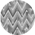 thumbnail image 1 of Ahgly Tapis Rond Lavable en Machine Intérieur Transitionnel Gris Platine, 7 Pieds Rond, 1 of 7