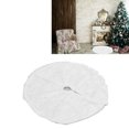thumbnail image 4 of Christmas Tree Skirt Decorations, Snowy White Xmas Tree Skirt  For Party Decoration For Holiday For Christmas, 4 of 8