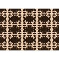 thumbnail image 1 of Ahgly Company Machine Washable Indoor Rectangle Transitional Black Brown Area Rugs, 2' x 3', 1 of 7