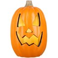thumbnail image 1 of Lighted 16" Blow Mold Jack-O-Lantern-Scary, 1 of 1