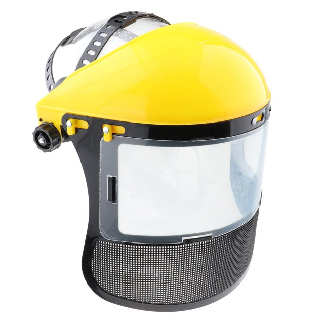GUOOL Trimmer Face Forestry Face Guard for Chainsaws Tasks Gardening Mining Yellow