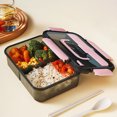 thumbnail image 3 of Dvkptbk Larg Lunchbox Compartment Lunch Box Large Capacity Plastic Microwave Oven Lunch Box with Cutlery Work Students Portable Lunch Box Set Kitchen Essentials, 3 of 6