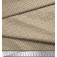 thumbnail image 2 of Soimoi Brown polyester Crepe Fabric Artistic Geometric Print Sewing Fabric Yard 52 Inch Wide, 2 of 5