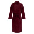thumbnail image 4 of Gift TIMIFIS Mens Womens Robe Soft Plush Fleece Hooded Bathrobe, Full Length Long Warm Lounge Robe Spa Bath Robe with Hood pring/Summer, 4 of 5